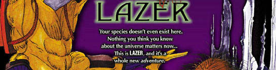 Lazer is a science fiction role-playing game of high-speed adventure and endless exploration